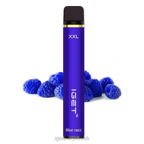 IGET Bar Vape UK | IGET XXL - 1800 PUFFS Blue Razz