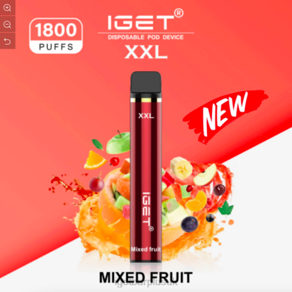 IGET Bar Vape UK | IGET XXL - 1800 PUFFS Mixed Fruit