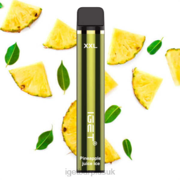 IGET Disposable Vape UK | IGET XXL - 1800 PUFFS Pineapple Juice Ice IGET Disposable Vape UK | IGET XXL - 1800 PUFFS Pineapple Juice Ice