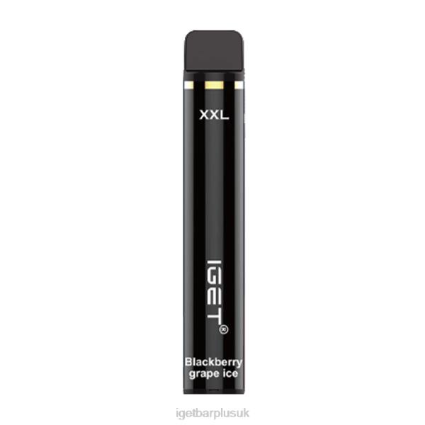 IGET Vape London | IGET XXL 1800 Puffs Blackberry Grape Ice