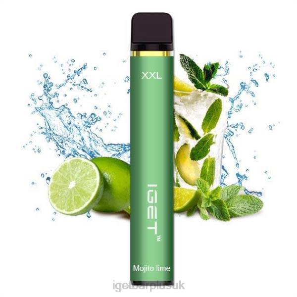 IGET Vape UK | IGET XXL - 1800 PUFFS Mojito Lime