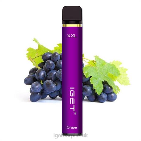 Online IGET Vapes | IGET XXL - 1800 PUFFS Grape