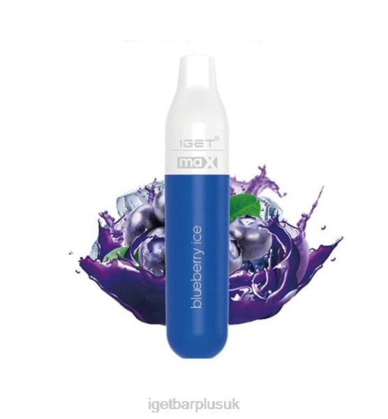 IGET Bar UK | IGET MAX - 2300 PUFFS Blueberry Ice