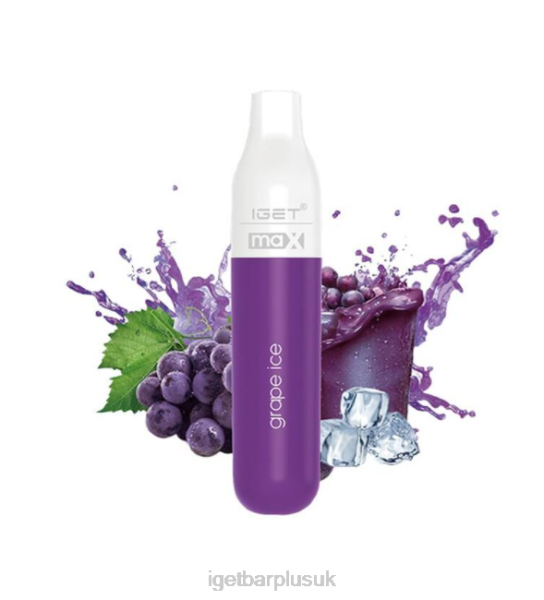 IGET Vape UK | IGET MAX - 2300 PUFFS Grape Ice