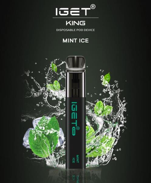 IGET Bar Vape UK | IGET KING - 2600 PUFFS Mint Ice