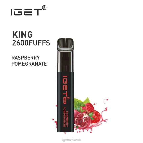 IGET Sale | IGET KING - 2600 PUFFS Raspberry Pomegranate