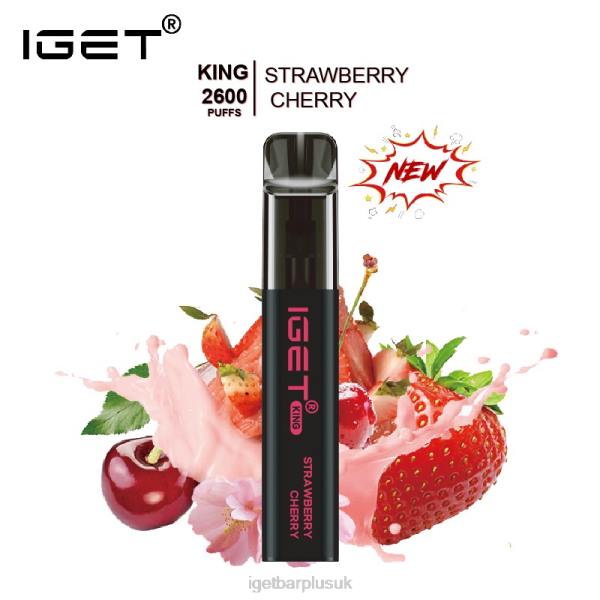 IGET Sale | IGET KING - 2600 PUFFS Strawberry Cherry