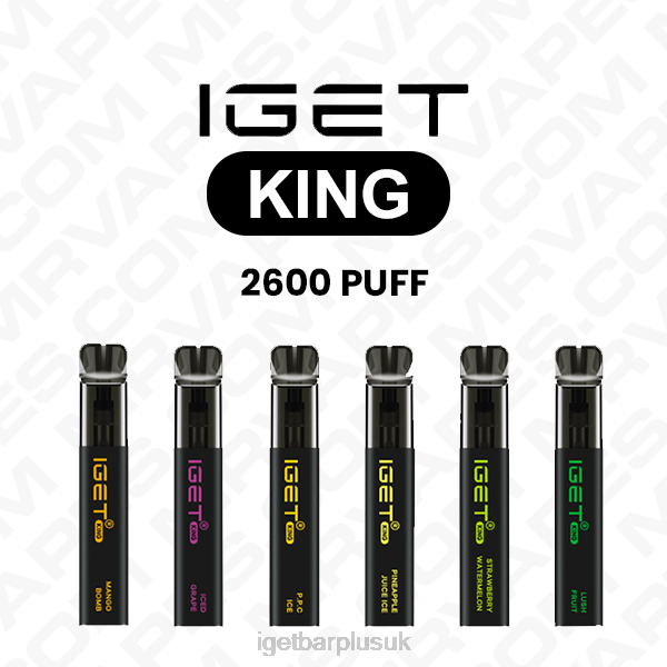 IGET Sale | IGET KING DISPOSABLE VAPE WHOLESALE (2600 PUFFS)