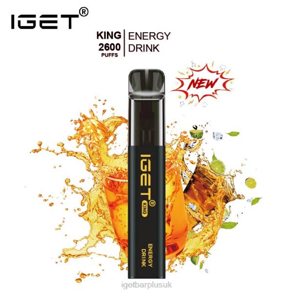 IGET Vape London | IGET KING - 2600 PUFFS Energy Drink Ice