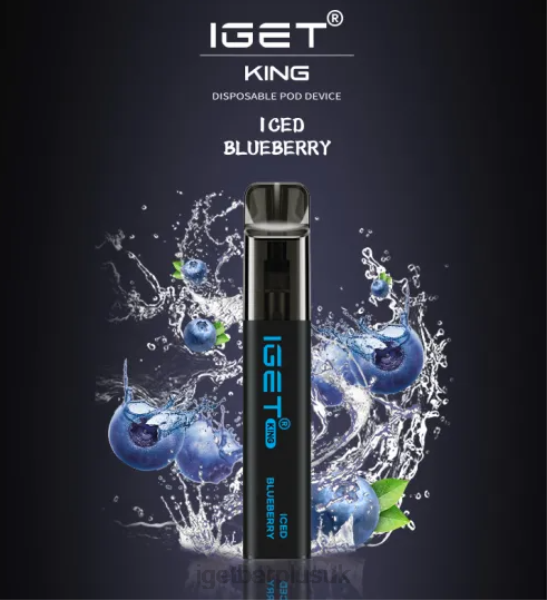 IGET Vape UK | IGET KING - 2600 PUFFS Iced Blueberry