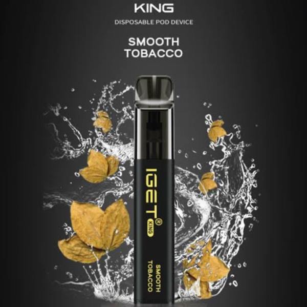 IGET Vapes UK Wholesale | IGET KING - 2600 PUFFS Smooth Tobacco