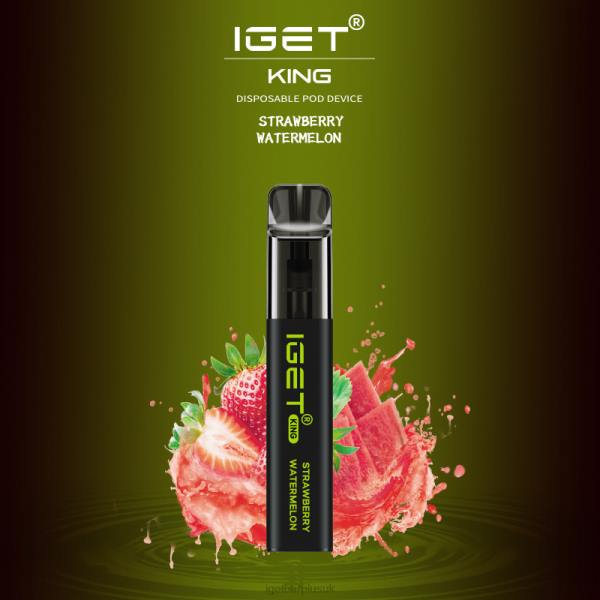 IGET Vapes UK Wholesale | IGET KING - 2600 PUFFS Strawberry Watermelon