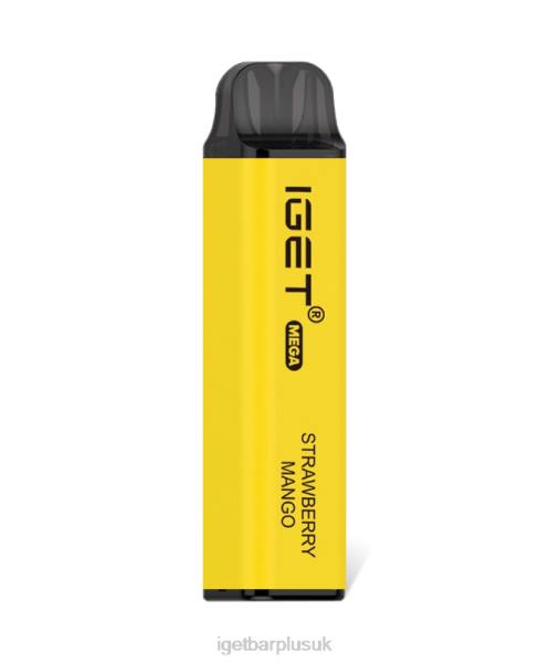 IGET Disposable Vape UK | IGET MEGA Strawberry Mango