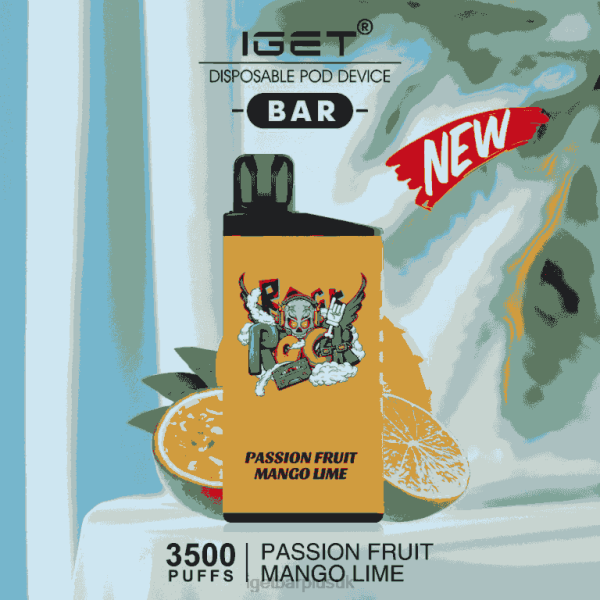 IGET Bar UK | IGET BAR - 3500 PUFFS Passionfruit Mango Lime