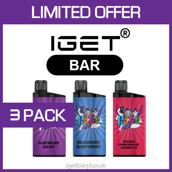 IGET Sale | IGET BAR - 3500 PUFFS - 3 PACK