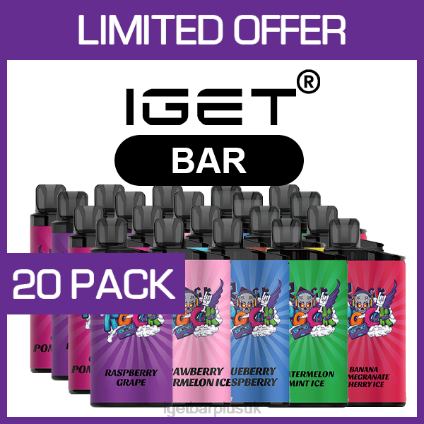 IGET Vape Discount | IGET BAR - 3500 PUFFS - 20 PACK