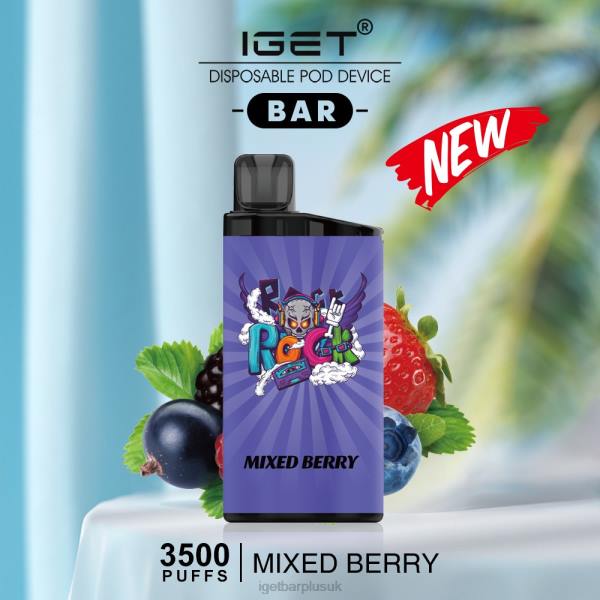 IGET Vape London | IGET BAR - 3500 PUFFS Mixed Berry