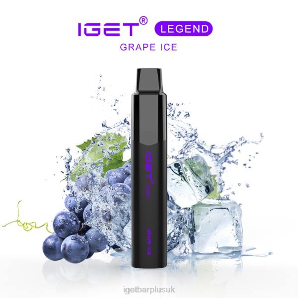 IGET Bar London | IGET LEGEND - 4000 PUFFS Grape Ice