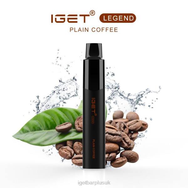 IGET Bar London | IGET LEGEND - 4000 PUFFS Plain Coffee