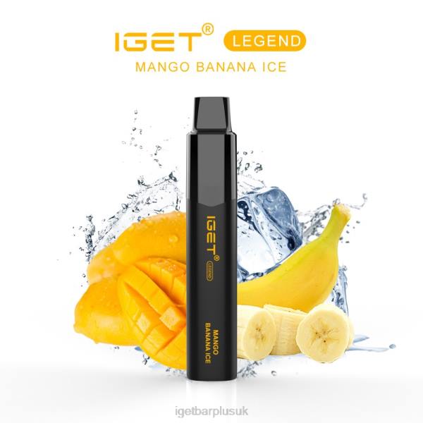 IGET Bar UK | IGET LEGEND - 4000 PUFFS Mango Banana Ice