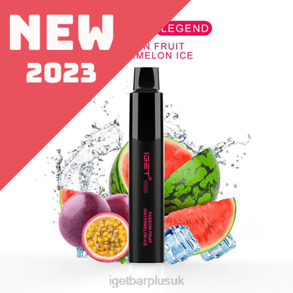 IGET Bar UK | IGET LEGEND - 4000 PUFFS Passionfruit Watermelon Ice