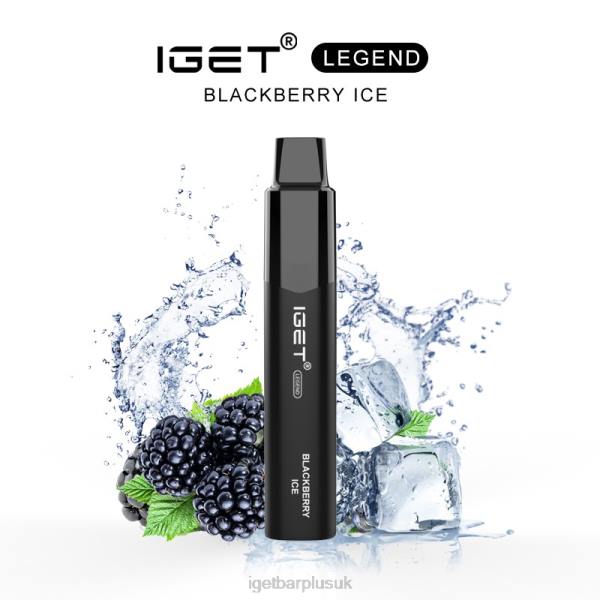 IGET Disposable Vape UK | IGET LEGEND - 4000 PUFFS Blackberry Ice