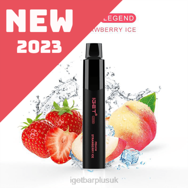 IGET Sale | IGET LEGEND - 4000 PUFFS Peach Strawberry Ice