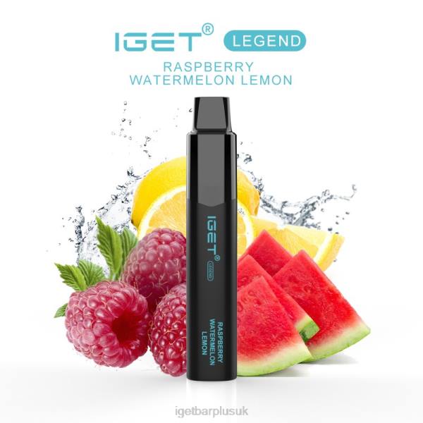 IGET Sale | IGET LEGEND - 4000 PUFFS Raspberry Watermelon Lemon