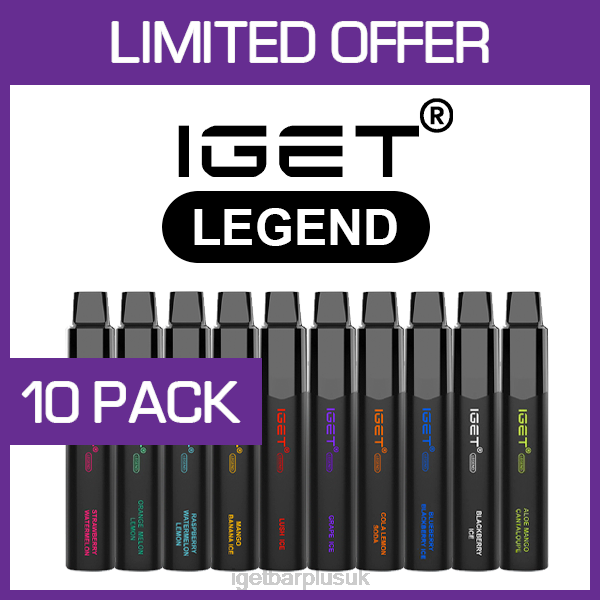 IGET Vape Discount | IGET LEGEND - 4000 PUFFS - 10 PACK