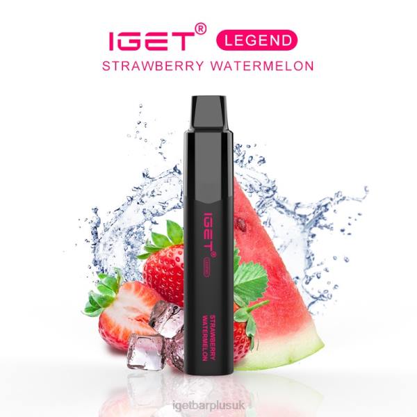 IGET Vapes UK Wholesale | IGET LEGEND - 4000 PUFFS Strawberry Watermelon