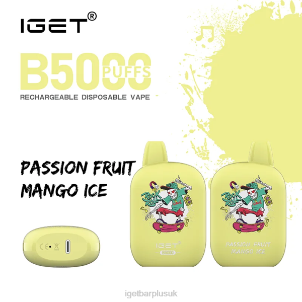 IGET Bar UK | IGET B5000 Passion Fruit Mango Ice