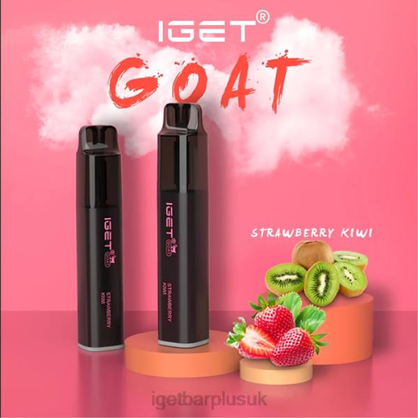 IGET Disposable Vape UK | IGET GOAT - 5000 PUFFS Strawberry Kiwi