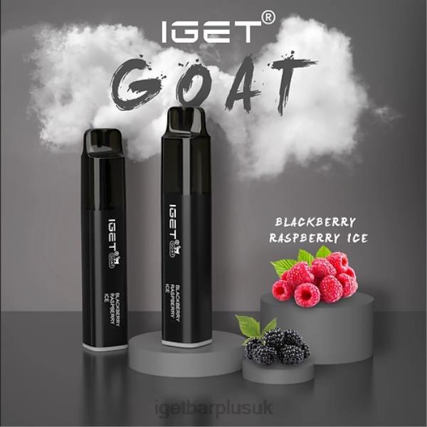 IGET Vape London | IGET GOAT - 5000 PUFFS Blackberry Raspberry Ice