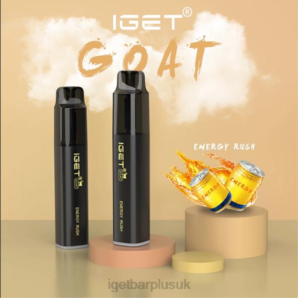 IGET Vapes UK Wholesale | IGET GOAT - 5000 PUFFS Energy Rush