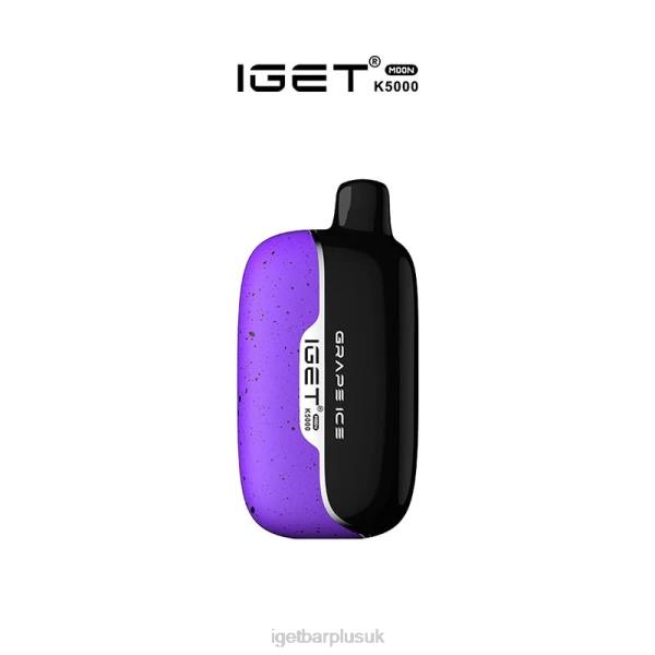 IGET Vape UK | IGET MOON - 5000 PUFFS Grape Ice