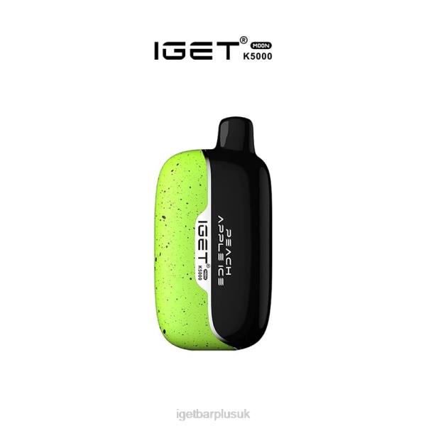 IGET Vape UK | IGET MOON - 5000 PUFFS Peach Apple