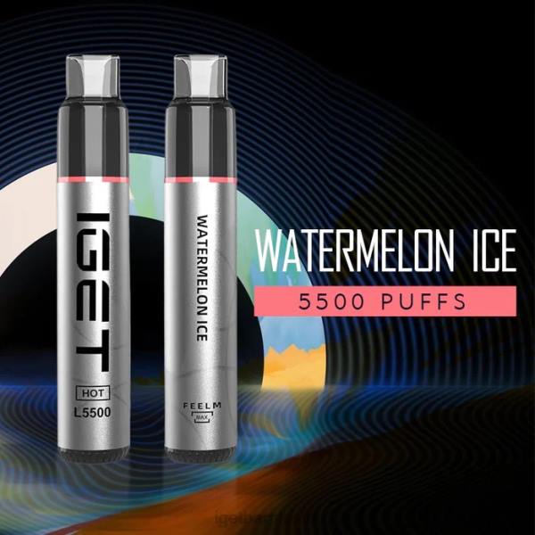 IGET Bar UK | IGET HOT - 5500 PUFFS Watermelon Ice