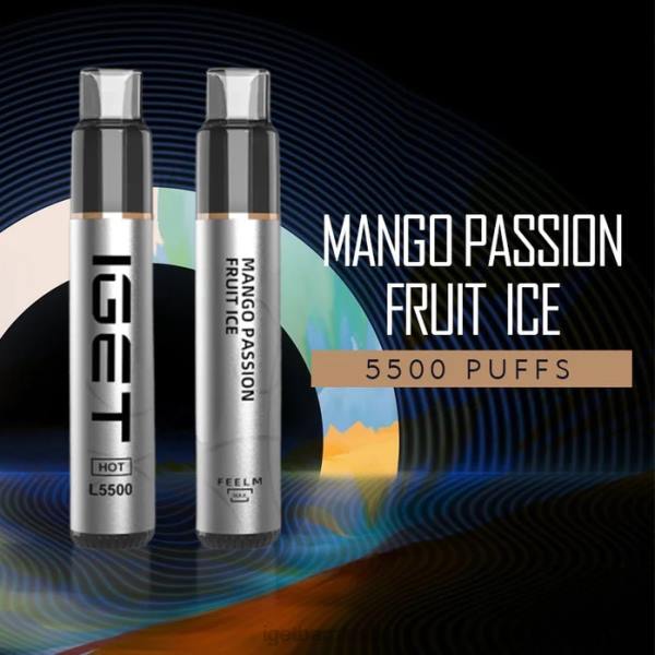 IGET Vape Discount | IGET HOT - 5500 PUFFS Mango Passion Fruit Ice IGET Vape Discount | IGET HOT - 5500 PUFFS Mango Passion Fruit Ice