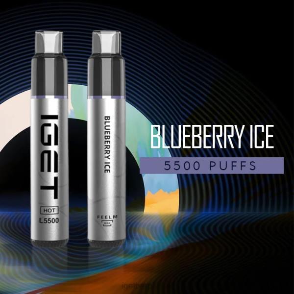 Online IGET Vapes | IGET HOT - 5500 PUFFS Blueberry Ice