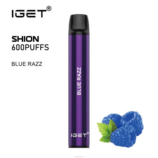 IGET Bar Vape UK | 3 x IGET Shion Blue Razz