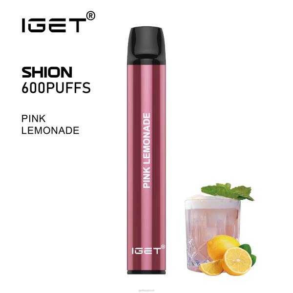 IGET Bar Vape UK | 3 x IGET Shion Pink Lemonade