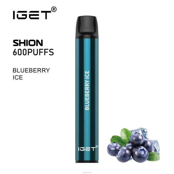 IGET Disposable Vape UK | 3 x IGET Shion Blueberry Ice