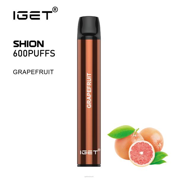 IGET Disposable Vape UK | 3 x IGET Shion Grapefruit