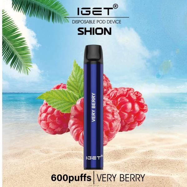 IGET Vape Discount | 3 x IGET Shion Very Berry