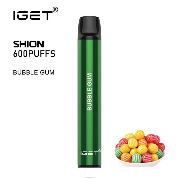 IGET Vapes UK Wholesale | 3 x IGET Shion Bubble Gum