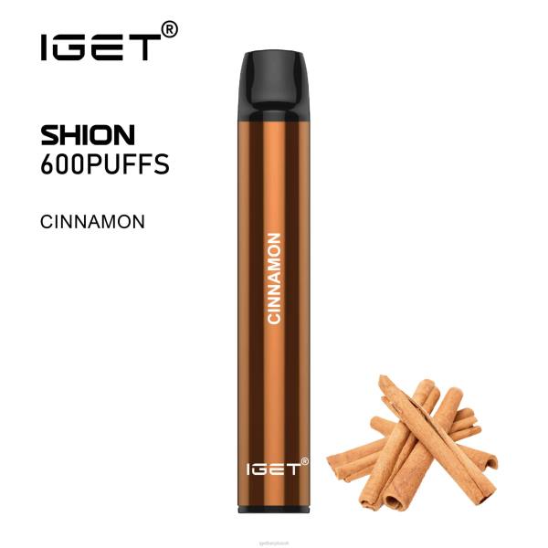 Online IGET Vapes | 3 x IGET Shion Cinnamon