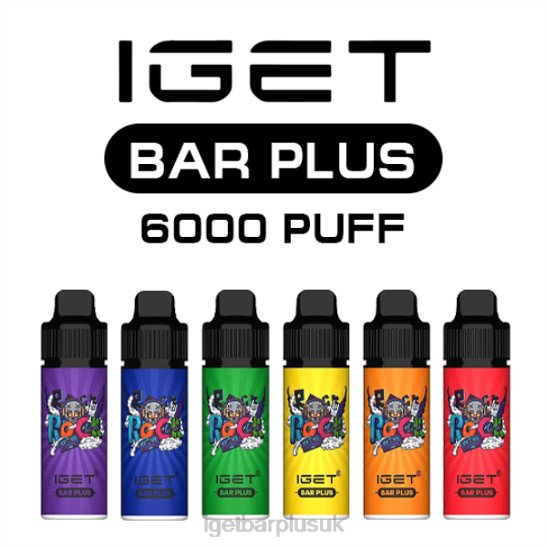 IGET Vapes UK Wholesale | IGET BAR PLUS 6000 WHOLESALE