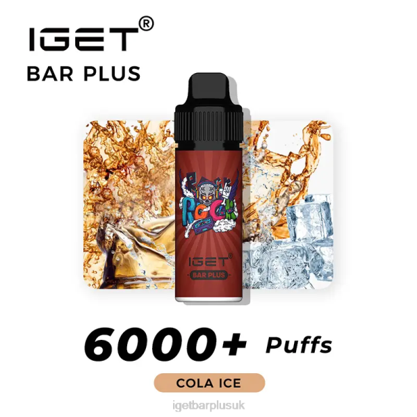 IGET Bar UK | IGET Bar Plus 6000 Puffs Cola Ice