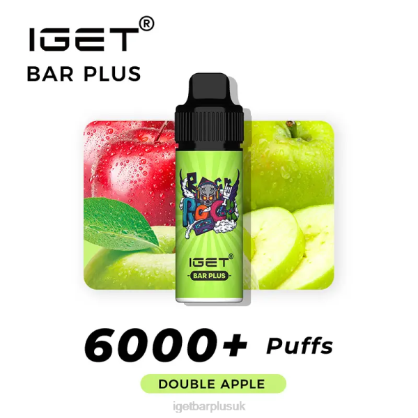 IGET Bar Vape UK | IGET Bar Plus 6000 Puffs Double Apple IGET Bar Vape UK | IGET Bar Plus 6000 Puffs Double Apple
