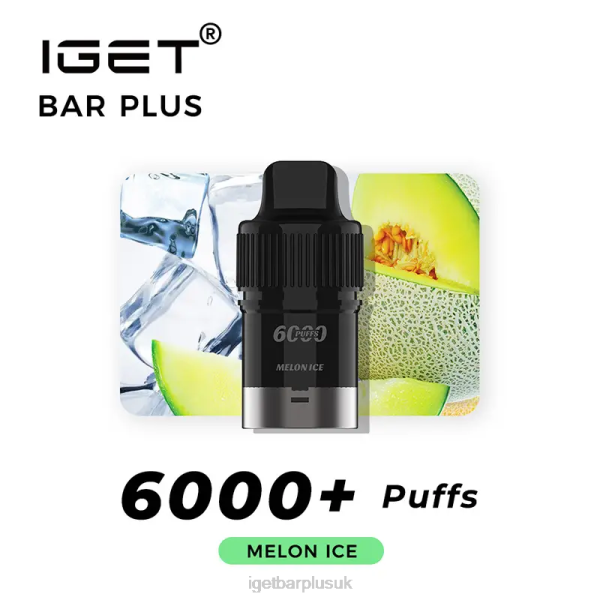 IGET Sale | IGET Bar Plus Pod 6000 Puffs Melon Ice